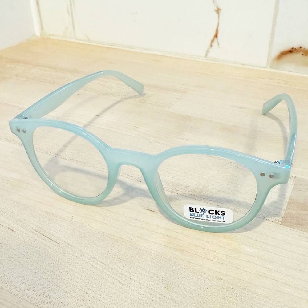 ANTHROPOLOGIE Round Frame Blue Light Glasses NEW